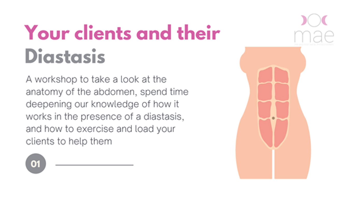 Your clients and their diastasis - Online Version